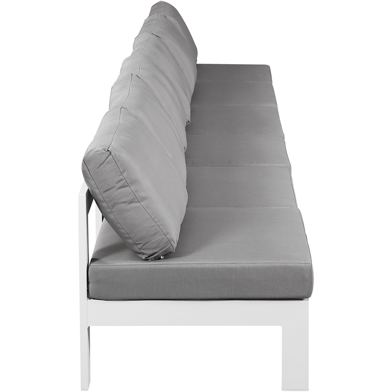 Meridian Furniture Nizuc Grey Outdoor Patio Modular Sofa