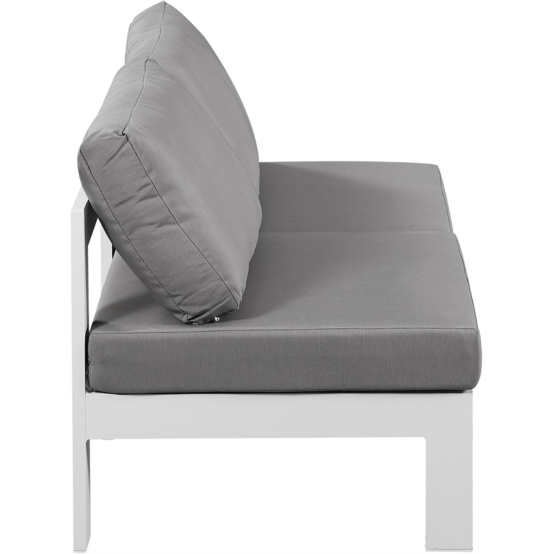 Meridian Furniture Nizuc Grey Outdoor Patio Modular Sofa