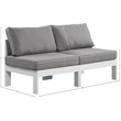 Meridian Furniture Nizuc Grey Outdoor Patio Modular Sofa