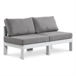 Meridian Furniture Nizuc Grey Outdoor Patio Modular Sofa