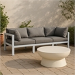 Meridian Furniture Nizuc Grey Outdoor Patio Modular Sofa