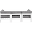 Meridian Furniture Nizuc Grey Outdoor Patio Modular Sofa