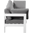 Meridian Furniture Nizuc Grey Outdoor Patio Modular Sofa