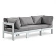 Meridian Furniture Nizuc Grey Outdoor Patio Modular Sofa