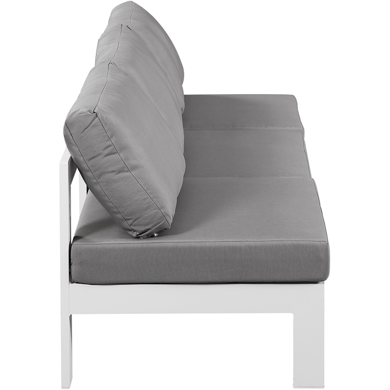 Meridian Furniture Nizuc Grey Outdoor Patio Modular Sofa