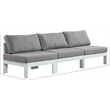 Meridian Furniture Nizuc Grey Outdoor Patio Modular Sofa