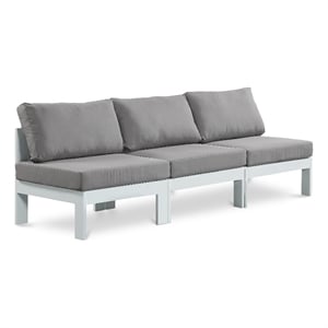 Meridian Furniture Nizuc Grey Outdoor Patio Modular Sofa