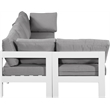 Meridian Furniture Nizuc Grey Outdoor Patio Modular Sectional