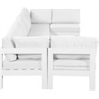 Meridian Furniture Nizuc White Outdoor Patio Modular Sectional
