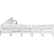Meridian Furniture Nizuc White Outdoor Patio Modular Sectional