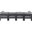 Meridian Furniture Nizuc Grey Outdoor Patio Modular Sofa