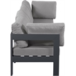 Meridian Furniture Nizuc Grey Outdoor Patio Modular Sofa