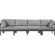 Meridian Furniture Nizuc Grey Outdoor Patio Modular Sofa