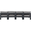 Meridian Furniture Nizuc Grey Outdoor Patio Modular Sofa