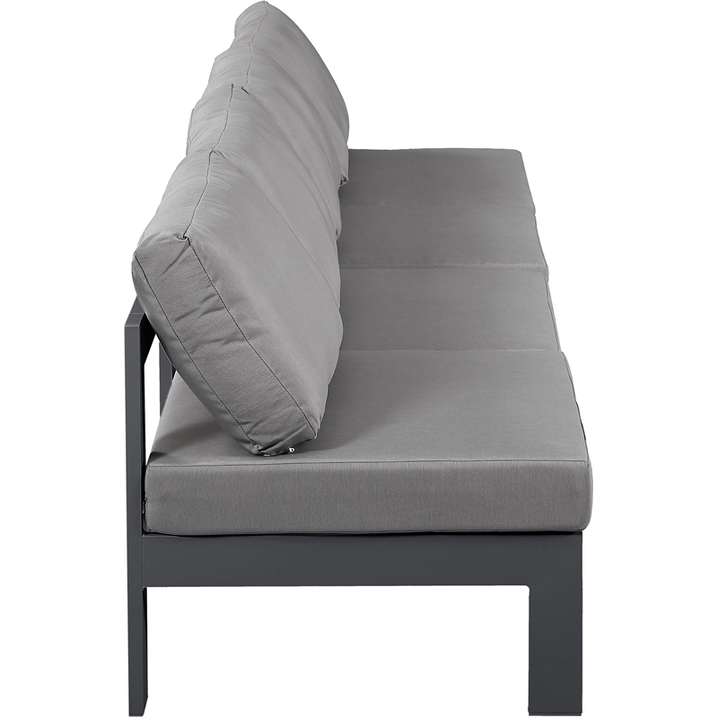 Meridian Furniture Nizuc Grey Outdoor Patio Modular Sofa