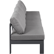 Meridian Furniture Nizuc Grey Outdoor Patio Modular Sofa