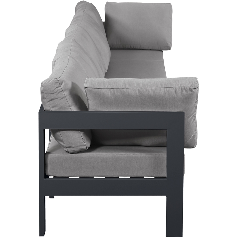Meridian Furniture Nizuc Grey Outdoor Patio Modular Sofa