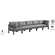 Meridian Furniture Nizuc Grey Outdoor Patio Modular Sofa