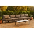 Meridian Furniture Nizuc Grey Outdoor Patio Modular Sofa