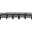 Meridian Furniture Nizuc Grey Outdoor Patio Modular Sofa