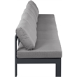 Meridian Furniture Nizuc Grey Outdoor Patio Modular Sofa