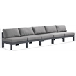 Meridian Furniture Nizuc Grey Outdoor Patio Modular Sofa