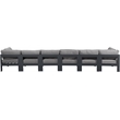 Meridian Furniture Nizuc Grey Outdoor Patio Modular Sofa