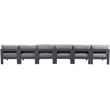Meridian Furniture Nizuc Grey Outdoor Patio Modular Sofa