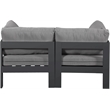 Meridian Furniture Nizuc Grey Outdoor Patio Modular Sofa