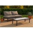 Meridian Furniture Nizuc Grey Outdoor Patio Modular Sofa