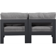 Meridian Furniture Nizuc Grey Outdoor Patio Modular Sofa