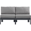 Meridian Furniture Nizuc Grey Outdoor Patio Modular Sofa