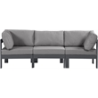 Meridian Furniture Nizuc Grey Outdoor Patio Modular Sofa