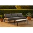 Meridian Furniture Nizuc Grey Outdoor Patio Modular Sofa