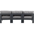 Meridian Furniture Nizuc Grey Outdoor Patio Modular Sofa
