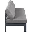 Meridian Furniture Nizuc Grey Outdoor Patio Modular Sofa