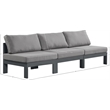 Meridian Furniture Nizuc Grey Outdoor Patio Modular Sofa