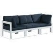 Meridian Furniture Nizuc Navy Outdoor Patio Modular Sofa