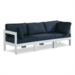 Meridian Furniture Nizuc Navy Outdoor Patio Modular Sofa