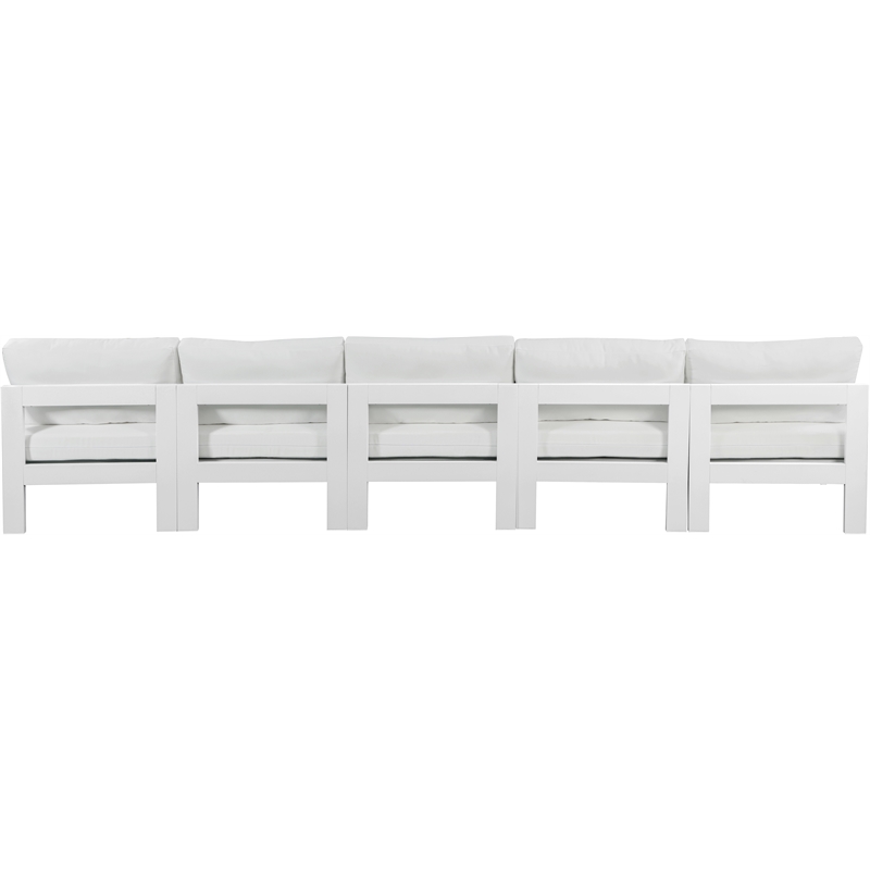 Meridian Furniture Nizuc White Outdoor Patio Modular Sofa