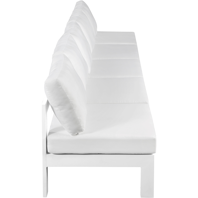 Meridian Furniture Nizuc White Outdoor Patio Modular Sofa