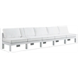 Meridian Furniture Nizuc White Outdoor Patio Modular Sofa