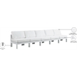 Meridian Furniture Nizuc White Outdoor Patio Modular Sofa