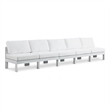 Meridian Furniture Nizuc White Outdoor Patio Modular Sofa