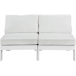 Meridian Furniture Nizuc White Outdoor Patio Modular Sofa