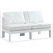 Meridian Furniture Nizuc White Outdoor Patio Modular Sofa
