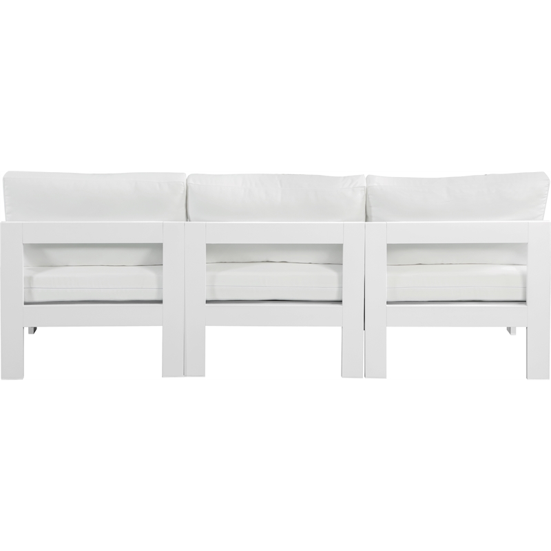 Meridian Furniture Nizuc White Outdoor Patio Modular Sofa