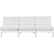 Meridian Furniture Nizuc White Outdoor Patio Modular Sofa