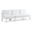 Meridian Furniture Nizuc White Outdoor Patio Modular Sofa