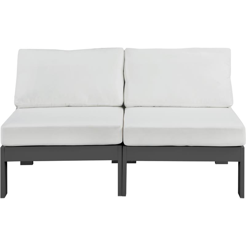 Meridian Furniture Nizuc White Outdoor Patio Modular Sofa